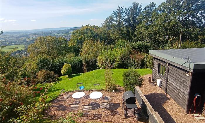 Relax on the patio and enjoy the views